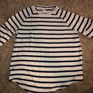 long sleeve striped shirt